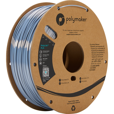 Polymaker PolyLite PLA Silk - Silver - 1.75mm - 1kg